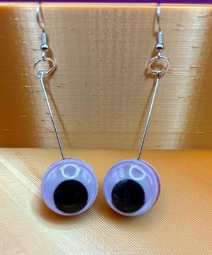 Playful and Large Googly Eye Earrings by DSPCOOP - Seeing is Believing