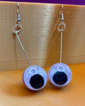 Playful and Large Googly Eye Earrings by DSPCOOP - Seeing is Believing