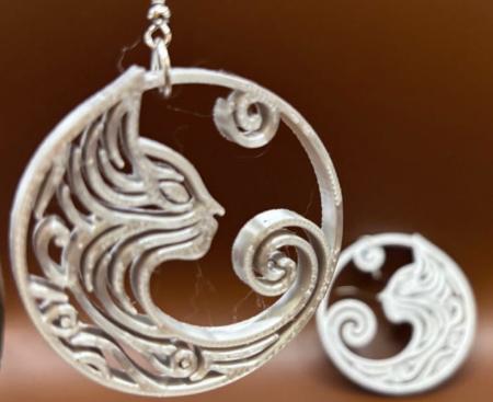 BOHO Filagree Cat Hoop Earrings by DPSCOOP - Show Your Elegance and Innovation with these Jewels