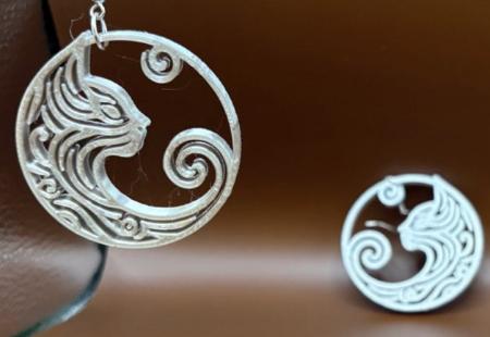 BOHO Filagree Cat Hoop Earrings by DPSCOOP - Show Your Elegance and Innovation with these Jewels