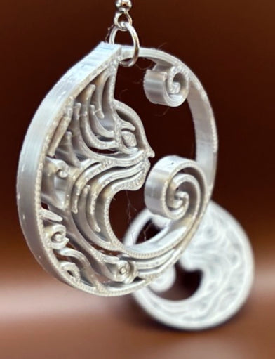 BOHO Filagree Cat Hoop Earrings by DPSCOOP - Show Your Elegance and Innovation with these Jewels