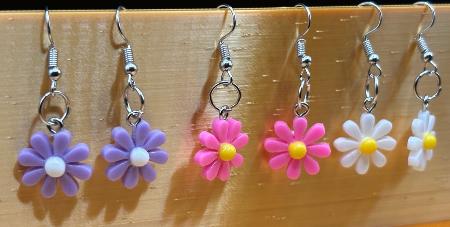 Fresh Daisy Earrings by DPSCOOP - Its Flower Power for Hours for you!