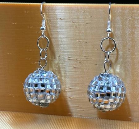 Disco Ball Earrings by DPSCOOP - The must have awesome accessory!