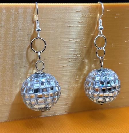 Disco Ball Earrings by DPSCOOP - The must have awesome accessory!