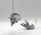 Real Diceratops Earrings by DPSCOOP - Jurassic Never Looked So Good!