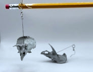 Real Diceratops Earrings by DPSCOOP - Jurassic Never Looked So Good!