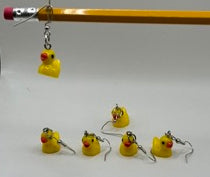 Ultimate Rubber Duckie Earrings by DPSCOOP - Perfect for Everyone!