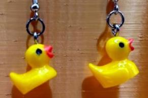 Ultimate Rubber Duckie Earrings by DPSCOOP - Perfect for Everyone!