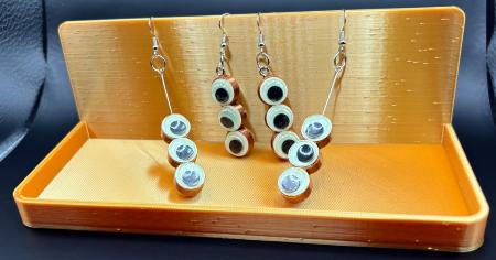 Chic Googly Eye Earrings that Glow in the Dark by DPS COOP - Fun Festival and Night Life Accessory