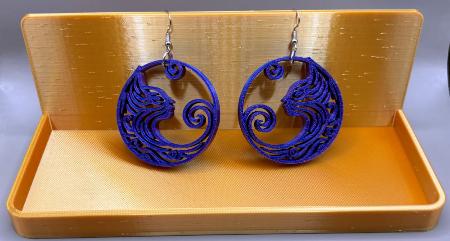 BOHO Filagree Cat Hoop Earrings by DPSCOOP - Show Your Elegance and Innovation with these Jewels