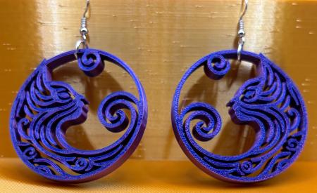 BOHO Filagree Cat Hoop Earrings by DPSCOOP - Show Your Elegance and Innovation with these Jewels