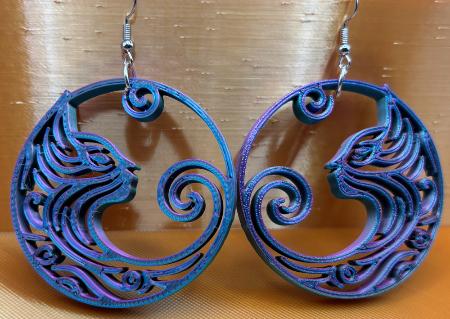 BOHO Filagree Cat Hoop Earrings by DPSCOOP - Show Your Elegance and Innovation with these Jewels