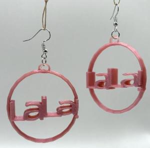 LaLa Hoop Earrings by DPSCOOP - The Perfect Addition to Your Jewelry Collection!