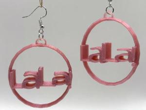 LaLa Hoop Earrings by DPSCOOP - The Perfect Addition to Your Jewelry Collection!