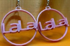 LaLa Hoop Earrings by DPSCOOP - The Perfect Addition to Your Jewelry Collection!