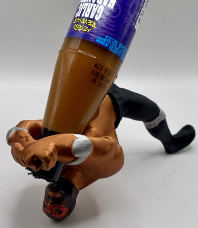Luchador Hot Sauce Holder