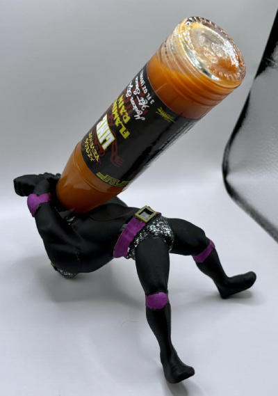 Luchador Hot Sauce Holder
