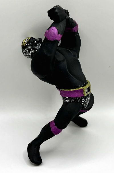 Luchador Hot Sauce Holder