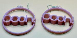 Exciting and Unique Oooh! Hoop Earrings by DPSCOOP!