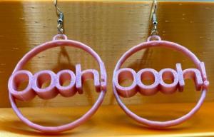 Exciting and Unique Oooh! Hoop Earrings by DPSCOOP!