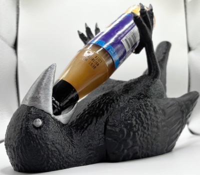 The Raving Raven - Nevermore will you need a bottle holder!