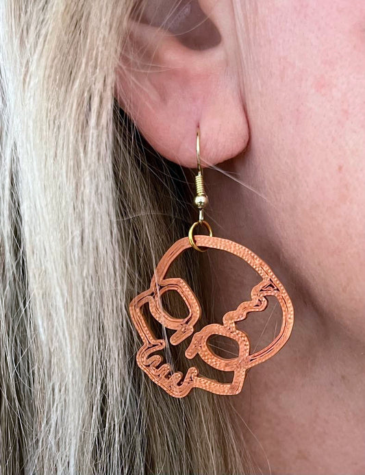 Sexy Skull Filagree Earrings by DPSCOOP Will Show Off Your Wild Side!